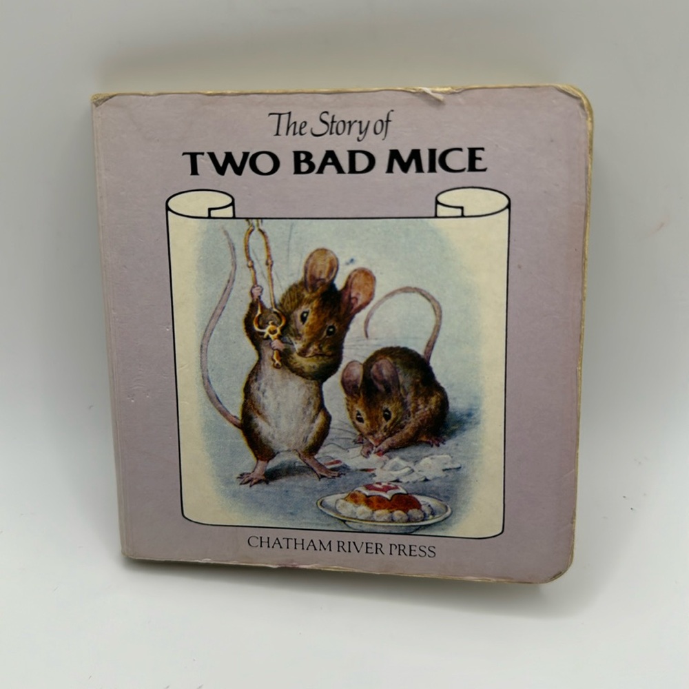 VNTG 1985 The Story Of Two Bad Mice Arlington House Mini Childrens Book 1 OWNER